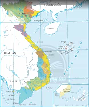 Dựa vào hình 8.1 và thông tin trong bài em hãy Xác định trên bản đồ một số hệ thống sông lớn