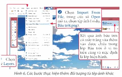 Em hãy cho biết lí do ta nhìn thấy hình ảnh bầu trời