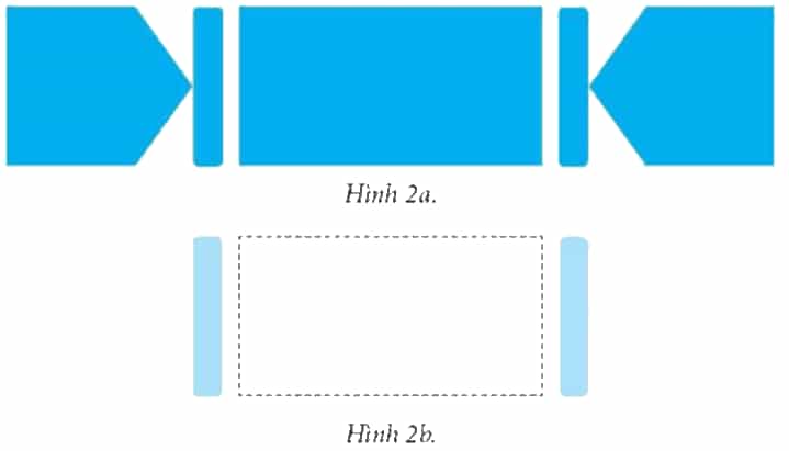Hãy nêu các việc cần thực hiện để từ Hình 2a ta có được kết quả như Hình 2b