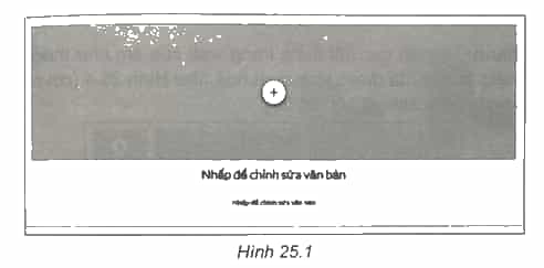 Thực hành: Hãy chèn khối nội dung như Hình 25.1 vào trang web