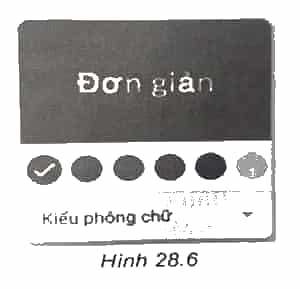Màu nền trong mỗi mẫu giao diện là được ấn định duy nhất hay có thể thay đổi được