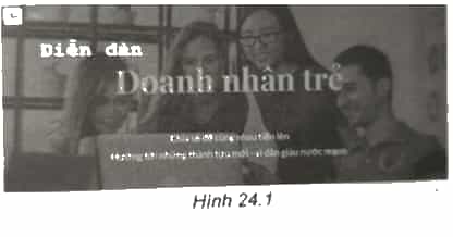 Thực hành: Hãy thiết lập phần đầu trang web như Hình 24.1 (có thể chọn logo và ảnh nền khác)