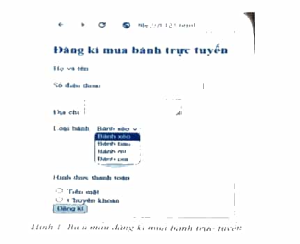 Tạo biểu mẫu sử dụng các điều khiển nhập dữ liệu thông dụng