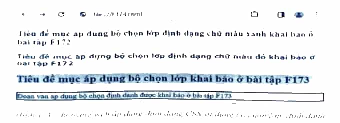 Tạo trang web sử dụng CSS. Yêu cầu: Em hãy soạn văn bản HTML áp dụng các CSS đã khai báo