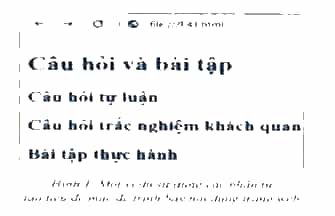 Tạo tiêu đề mục. Yêu cầu: Sử dụng các phần tử tạo tiêu đề mục để soạn văn bản