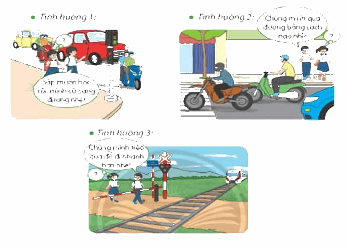 Đạo đức lớp 3 trang 8, 9 Luyện tập
